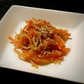 6yukie's cooksnap of when they made ニンジンとえのきの甘味噌炒め.