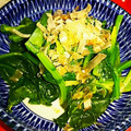 ユーロン's cooksnap of when they made 旨い! ほうれん草とワカメのお浸し.