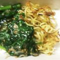 rinrin1228's cooksnap of when they made 「苦うま」春菊あんのカリカリ焼きそば.