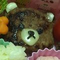 かめえりん。's cooksnap of when they made キャラ弁♪リラックマハンバーグ弁当♪.
