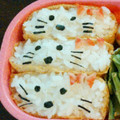 らぶみるきー's cooksnap of when they made キャラ弁 キティ お稲荷さん.