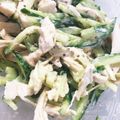 やーしー's cooksnap of when they made 鶏むね肉のマスタードマヨサラダ.