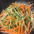 節約・ダイエット母's cooksnap of when they made 豆苗の炒めもの.