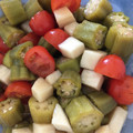 ミルキーリーダー's cooksnap of when they made 超簡単オクラとミニトマトの和風マリネ。.