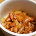 グルタ民's cooksnap of when they made だし醤油でラクうま♪玉ねぎウインナー炒め.