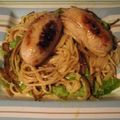 AMAKIWI's cooksnap of when they made 和風☆ベーコン＆サワークリームでパスタ☆.