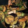 まこパパ's cooksnap of when they made 長なすとひき肉のピリ辛炒め♡.