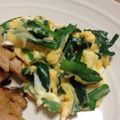chuva's cooksnap of when they made ニラ卵炒め.