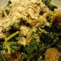kuragenoie's cooksnap of when they made ふきの葉 梅炒め.