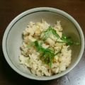 831大好き's cooksnap of when they made 物集女筍と厚岸の大粒アサリで炊き込みご飯.