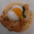 ＊ささら＊'s cooksnap of when they made 韓国料理キムチ素麺「ギンチビビングッス」.