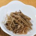 uzurin's cooksnap of when they made 豚肉とゴボウのきんぴら.