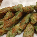 3人のアラフォーママ's cooksnap of when they made お弁当に★チーズinちくわの磯辺揚げ.