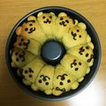 sayomomo's cooksnap of when they made レンジ発酵★クリスマスリースのちぎりパン.