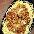 クックYRE3F0☆'s cooksnap of when they made ケチャップで作る簡単ミートソース.