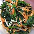 bambina117's cooksnap of when they made ほうれん草のおひたし～にんじん＆えのき～.