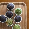 ハルル's cooksnap of when they made 抹茶とホワイトチョコのホシノマフィン.