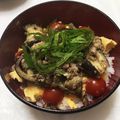 うたこDX's cooksnap of when they made トマ玉サーディン丼.