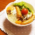 とこきち's cooksnap of when they made ウインナーで♥食べるパンスープ♬.