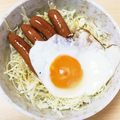 ☆コレット★'s cooksnap of when they made よつばと！のソーセージ丼！.
