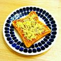 YUZVIO's cooksnap of when they made しらすピザトースト☆.