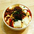 YUZVIO's cooksnap of when they made 最速のレンジで丸美屋の麻婆豆腐の素の丼.