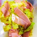 床屋のきんぎょ's cooksnap of when they made 簡単おかず☆ハムキャベツ.