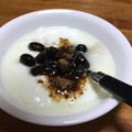おはなすき's cooksnap of when they made 黒豆煮×ヨーグルト＝和風ヨーグルト.
