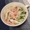 nocochi's cooksnap of when they made 大根とハムの中華風サラダ.