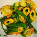 chocokk's cooksnap of when they made ピーマンとちくわのカレー炒め.