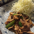 ふきのとう66's cooksnap of when they made キノコたっぷり豚のしょうが焼き.