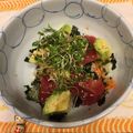 たまきく's cooksnap of when they made 簡単♪まぐろアボカド丼.