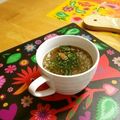 komutatata's cooksnap of when they made とろろ昆布の優しいお吸い物＊*しそ梅風味.