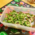 komutatata's cooksnap of when they made ゴーヤとツナのミョウガ和え.