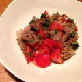 momo＿co's cooksnap of when they made 牛×トマト×しそのバター炒め.