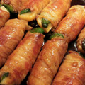 じゅんチョコ's cooksnap of when they made たけのことピーマン☆照り焼き風肉巻き.