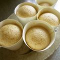 まめ小町's cooksnap of when they made しっとりふわふわ♪　黒糖と豆乳の蒸しパン.