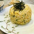 ♡礼♡'s cooksnap of when they made 焦がしねぎのたらこマヨチャーハン.