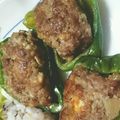 にわとりホリデー's cooksnap of when they made 豆腐を使ったピーマンの肉詰め.