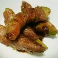 ねーさん丸's cooksnap of when they made アボカド豚肉巻き醤油.