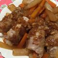 ayaneri's cooksnap of when they made 絶品たれ♡大根と人参の肉巻き.