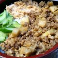 ▲▼ｍｉｋｉ's cooksnap of when they made 煮込み時間５分！筍と鶏そぼろどんぶり.