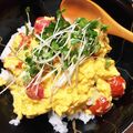 Yモニュメントバレー's cooksnap of when they made トマ玉サーディン丼.
