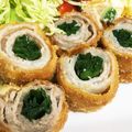 こうきゅん♡'s cooksnap of when they made 野菜たっぷりのお弁当【ニラの豚肉巻き】.