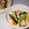 ガッキーパパ's cooksnap of when they made 卵入りかまぼこと小松菜炒め.