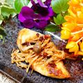 makichihua's cooksnap of when they made ✿カジキのソテー茸トマトオイル漬けソース.