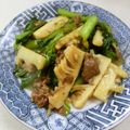あっこ姉's cooksnap of when they made 春香る☆筍と牛肉と小松菜のオイスター炒め.