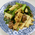 あっこ姉's cooksnap of when they made 春香る☆筍と牛肉と小松菜のオイスター炒め.