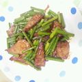 ☆ゆん★☆'s cooksnap of when they made レバーとにんにくの芽の炒め物.