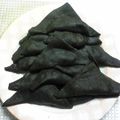 めっち～'s cooksnap of when they made 真っ黒！レンジで簡単『黒ごま八ツ橋』.